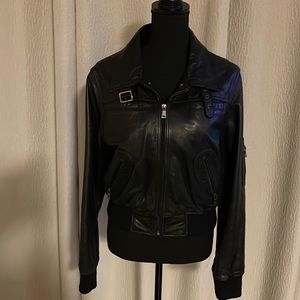 Knoles & Carter genuine leather bomber